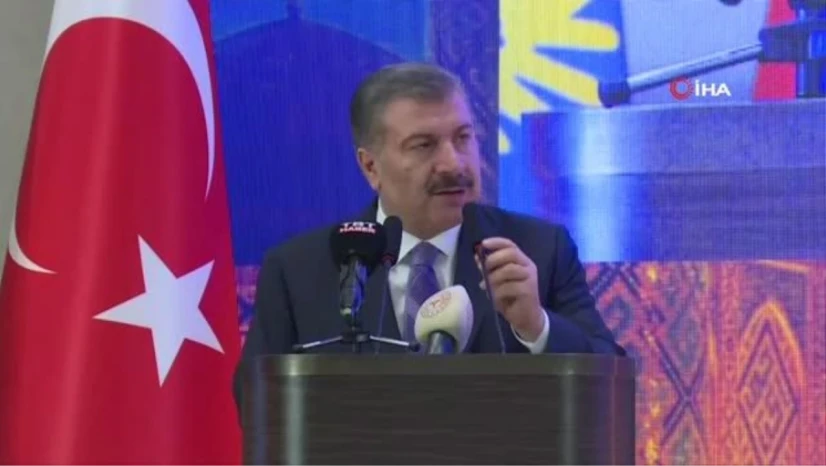 Sağlık Bakanı Koca, Türk Dünyası Tıp Kurultayı'na katıldı