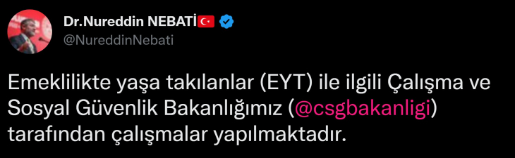 Bakanlık açıkladı ! EYT'de işverenlerin tazminat yükünü karşılayabilecek kredi paketi yolda