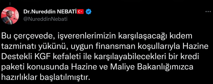 Bakanlık açıkladı ! EYT'de işverenlerin tazminat yükünü karşılayabilecek kredi paketi yolda