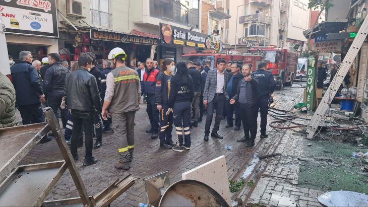 İlk tespitlere göre tüp değişimi sırasında patlama meydana geldi