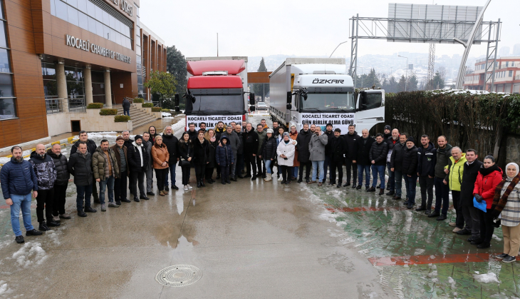 Gün birlik olma günü dediler, KOTO'dan yardım tırları yola çıktı !